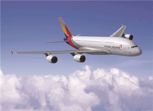 아시아나항공 A380 여객기. 사진=아시아나항공 제공
