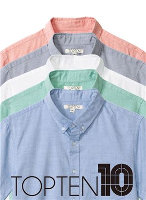 탑텐, 베이직한 디자인과 다양한 컬러 ‘링클프리 옥스포드 셔츠’ 선봬 기사의 사진