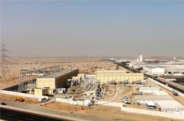 사우디 알사나빌 380kV 변전소 전경. 사진=현대건설 제공