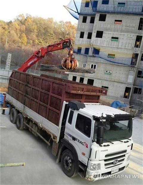 철근이 설계보다 적게 들어가 논란이 됏던 세종시 아파트 공사현장 모습. 사진=연합뉴스 제공