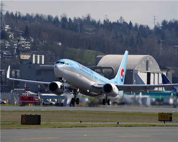 대한항공 보잉 737-800 여객기. 사진=대한항공 제공