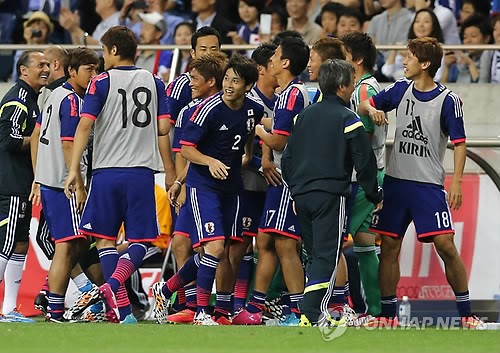 일본 축구국가대표팀. 사진=연합뉴스 제공