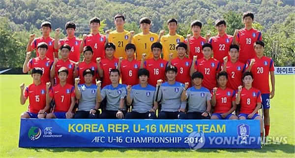 AFC U-16 챔피언십, 한국 1-1 북한 팽팽한 접전 기사의 사진