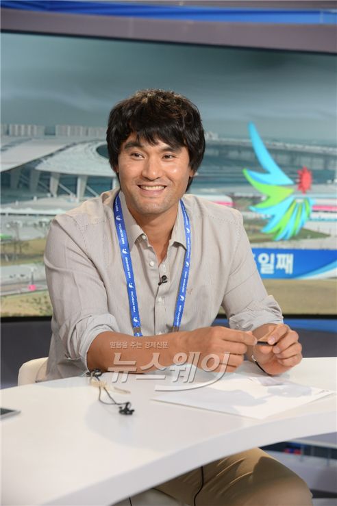 사진= 2014 아시안게임 SBS 야구 해설위원 박찬호 / SBS 제공