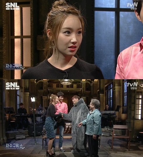 SNL 코리아 이유리 깜짝 등장. 사진 = tvN SNL 코리아 방송 캡쳐