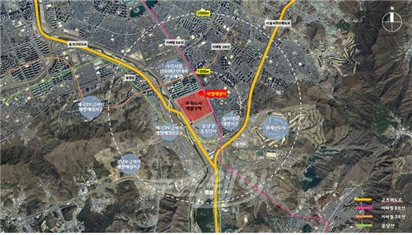 문정도시개발지구 특별계획구역 1-1블럭 사업지 위치도. 사진=서울시 제공
