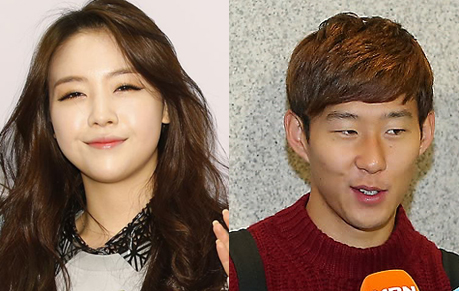 (좌) 걸스데이 민아, (우) 레버쿠젠 소속 축구선수 손흥민./사진=뉴스웨이DB / 연합뉴스