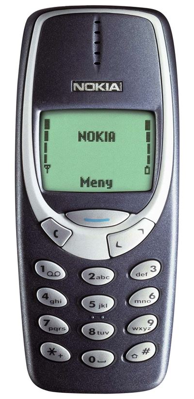 노키아의 베스트셀링 폰으로 명성을 떨쳤던 '3310'.