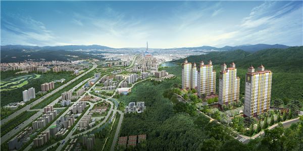 ‘신현 라온프라이빗’ 조감도. 사진=라온건설 제공
