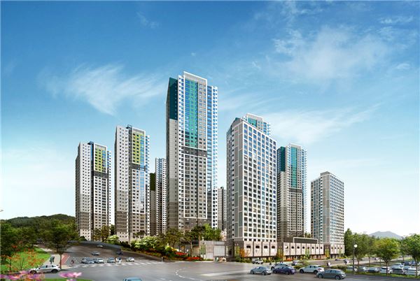 ‘광명역 호반베르디움’ 투시도. 사진=호반건설 제공