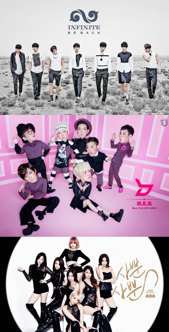 아이돌 그룹, 7인조가 대세? 인피니트·블락비·AOA 이을 2015년 ‘럭키 세븐’ 아이돌은? 기사의 사진