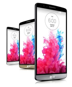 LG전자의 전략 스마트폰 'G3'. 사진=LG전자 제공.