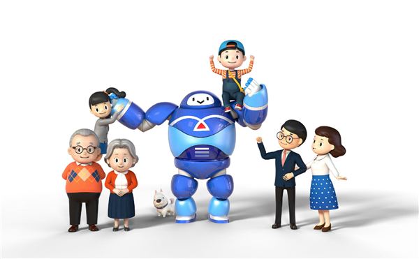 IBK기업은행이 새롭게 선보인 캐릭터 '기은센' 사진=기업은행 제공