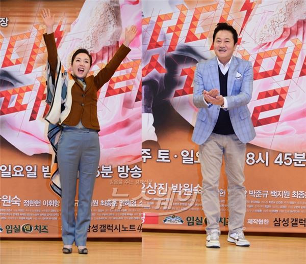 사진= 배우 이휘향과 박진규가 2015년 새해 첫 드라마 '떴다 패밀리'에 임하는 각오를 밝혔다 / SBS 제공