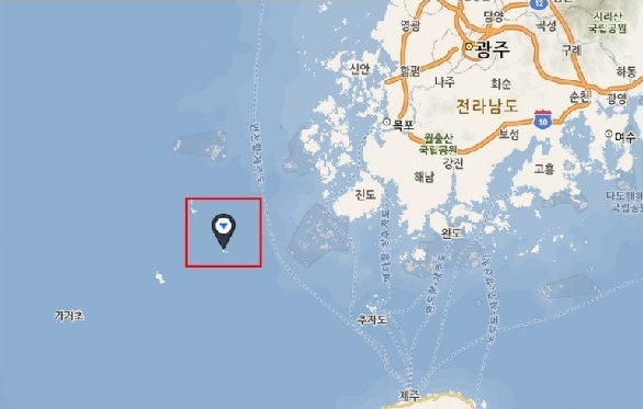 만재도 위치. 사진=네이버 지도 캡쳐