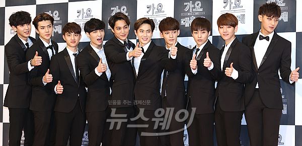 '서울가요대상' 대상 수상자 엑소(EXO).(사진=이수길 기자 leo2004@newsway.co.kr)