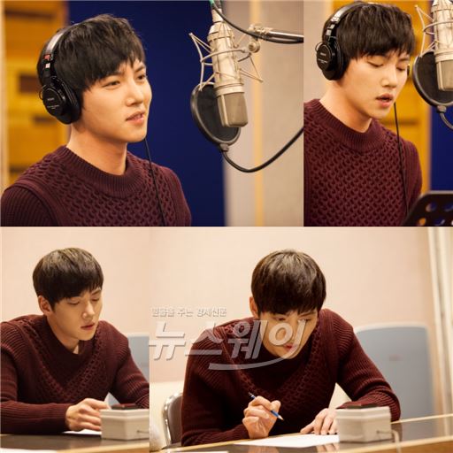 KBS2  제작진이 서정후 역으로 다양한 매력을 발산하고 있는 지창욱의 OST Part.6 앨범 녹음 현장 사진을 공개했다 / 사진= ㈜김종학프로덕션 제공