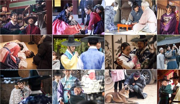 KBS2 '왕의 얼굴' 서인국을 필두로 주조연 연기자들의 유쾌한 비하인드 컷이 대공개되어 웃음을 자아내고 있다 / 사진제공= KBS 미디어