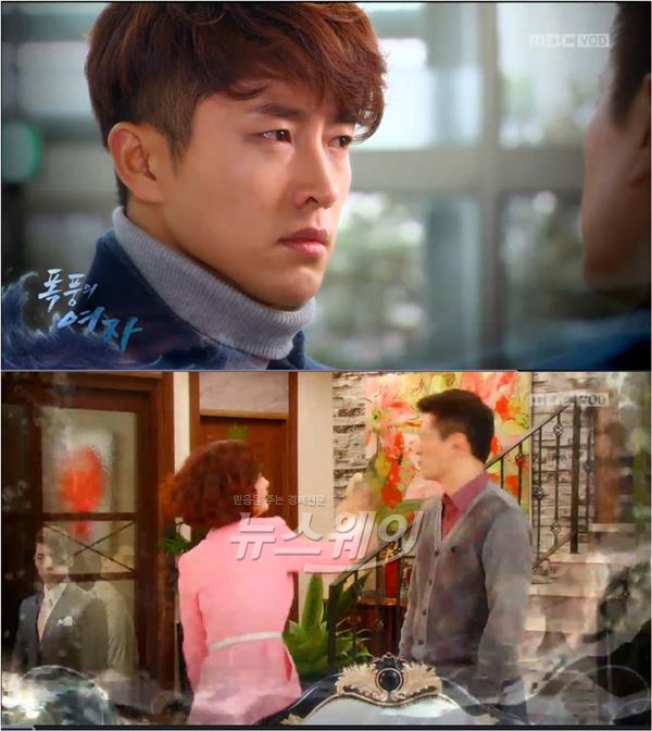 MBC '폭풍의 여자' 박선영과 선우재덕의 계약결혼을 막기위해 현우성이 나섰다 / 사진= '폭풍의 여자' 방송영상 캡처