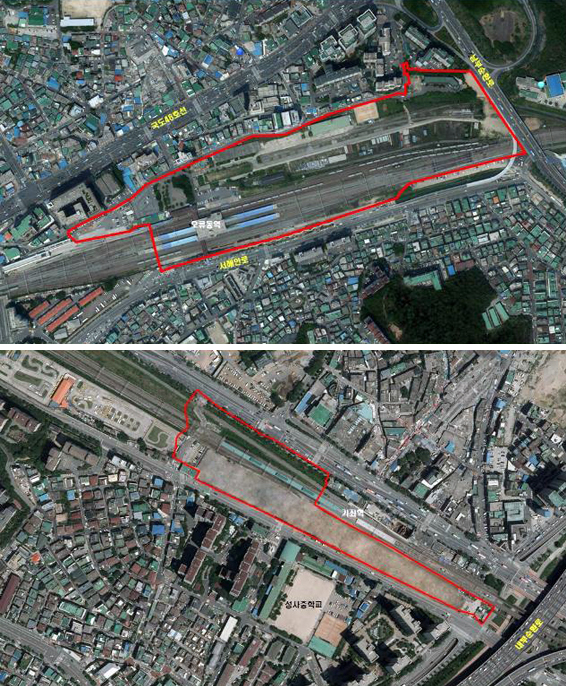 오류동(위)·가좌 행복주택지구 위치도. 사진=국토교통부 제공