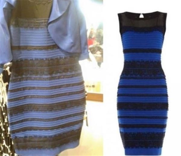 드레스 색깔 논란을 야기한 문제의 드레스. 사진=온라인 커뮤니티