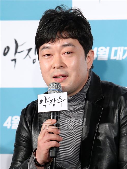 영화 ‘약장수’ 제작보고회-조치언 감독, 박철민, 김인권. 사진=이수길 기자 leo2004@newsway.co.kr