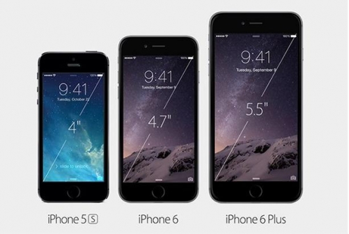 최근 출시된 아이폰6와 아이폰6+.(사진=애플)