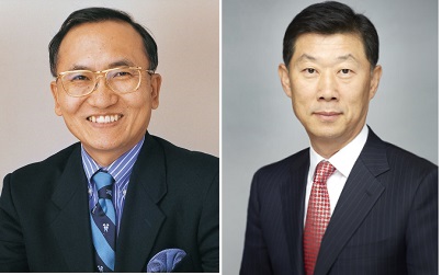 박성수 이랜드그룹 회장(왼쪽), 김홍국 하림그룹 회장(오른쪽)