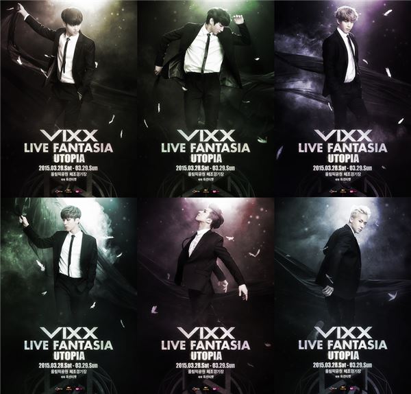 빅스 ‘VIXX LIVE FANTASIA [UTOPIA]’ 포스터./사진=젤리피쉬