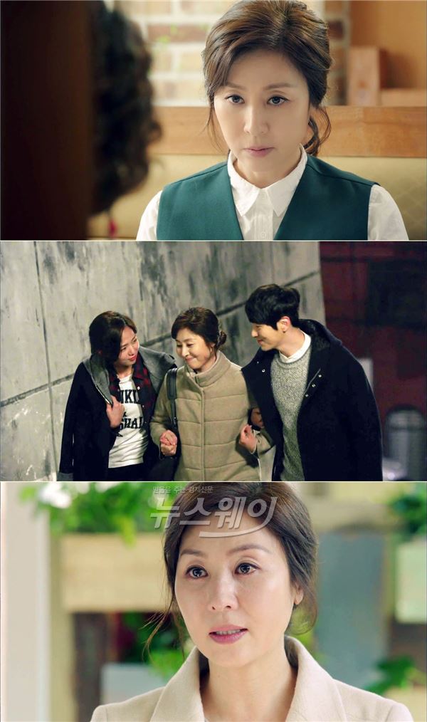 KBS2 '파랑새의 집'에서는 소박하고 속정 깊은 우리네 엄마의 모습을 간직한 최명길의 애끓는 모정이 시청자들에게 감동을 선사했다 / 사진= '파랑새의 집' 영상캡처
