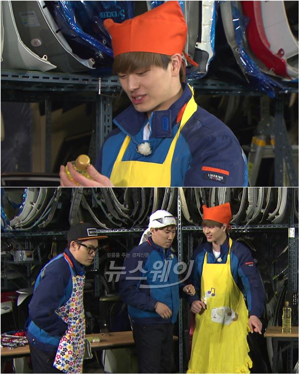 KBS2 '투명인간'의 꽃돌이 육성재가 훈남 일일 셰프로 활약, 요리하는 남자의 본보기를 보여줄 것으로 기대를 모으고 있다 / 사진제공= '투명인간' 제공