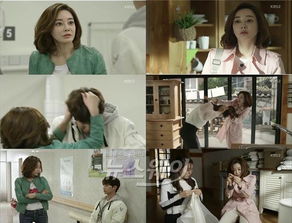 ‘착하지않은여자들’ 의리의 상징 김혜은이 송재림과 이미도에게 분노의 머리채잡기로 시청자들의 웃음을 유발했다 / 사진= '착하지 않은 여자들' 영상캡처
