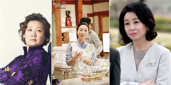 KBS1 '당신만이 내사랑' 김혜숙, MBC '불굴의 차여사' 김보연, MBC '여왕의 꽃' 김미숙 등 최근 나이를 잊고 사는 동안 중년 여배우 3인이 안방극장을 사로잡고 있다 / 사진= KBS, MBC