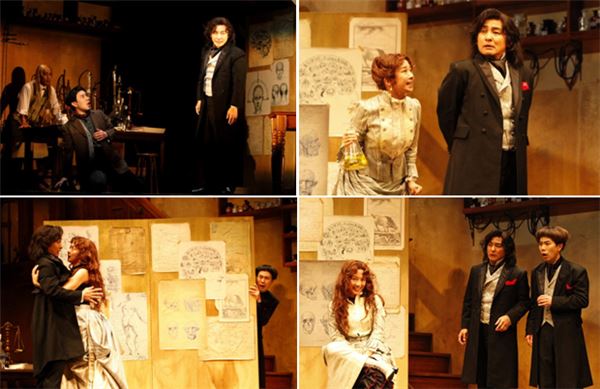 연극 '술과 눈물과 지킬앤하이드' 2014년 일본 공연 사진.