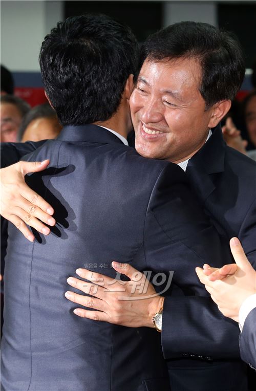 4.29 국회의원 재보궐선거 관악을 새누리당 오신환 당선. 사진=김동민 기자 life@newsway.co.kr