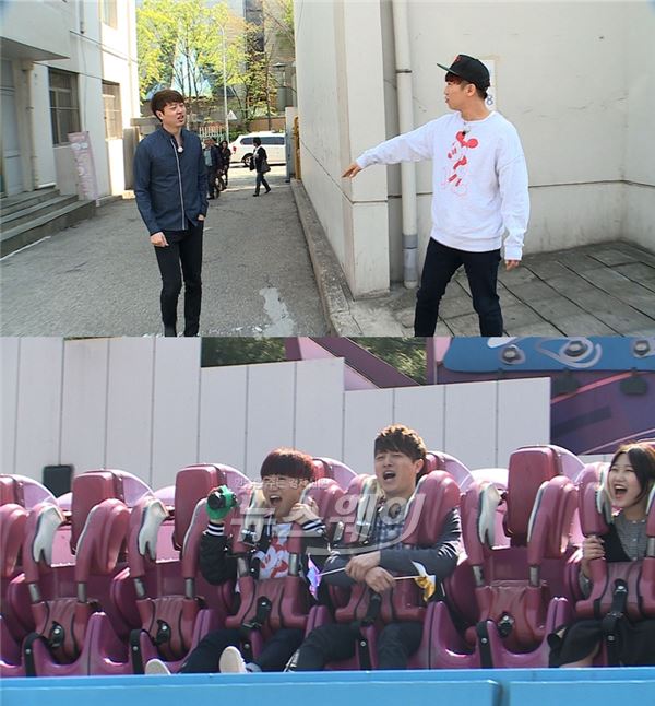 KBS2 자아성찰 리얼리티 '나를 돌아봐'에서는 16년 지기 절친 유세윤과 유상무가 그 동안 서로의 장난이 얼마나 심했는지를 되돌아보기로 했다 / 사진= KBS2 '나를 돌아봐' 제공