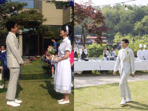 봉태규·하시시박, 비공개 결혼식 사진 공개···임신 8주차 예비부모의 행복한 모습까지 기사의 사진