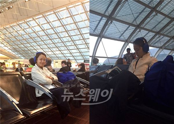 칸의 여왕 배우 전도연의 공항 직찍 모습이 공개됐다/ 사진제공= 매니지먼트 숲 공식 인스타그램