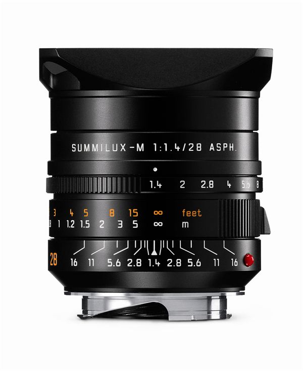 라이카 주미룩스 M 28mm f/1.4 ASPH. 블랙은 라이카에서 28mm 화각에 1.4 조리개 값을 적용한 첫 렌즈다. 기존 라이카 M 렌즈의 표준, 광각 렌즈를 하이 스피드 제품군으로 완성시키는 제품이다. 사진=라이카 제공