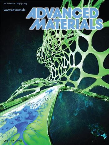 5월 13일 어드밴스드 머티리얼스(Advanced Materials) 표지. 사진=미래창조과학부 제공