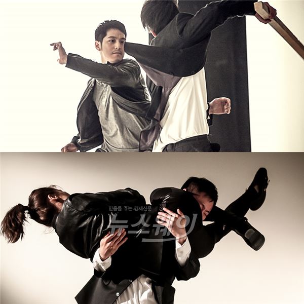 tvN ‘신분을 숨겨라’ 두 주인공 김범과 윤소이가 리얼액션의 새 기준을 제시한다 / 사진= CJ E&M