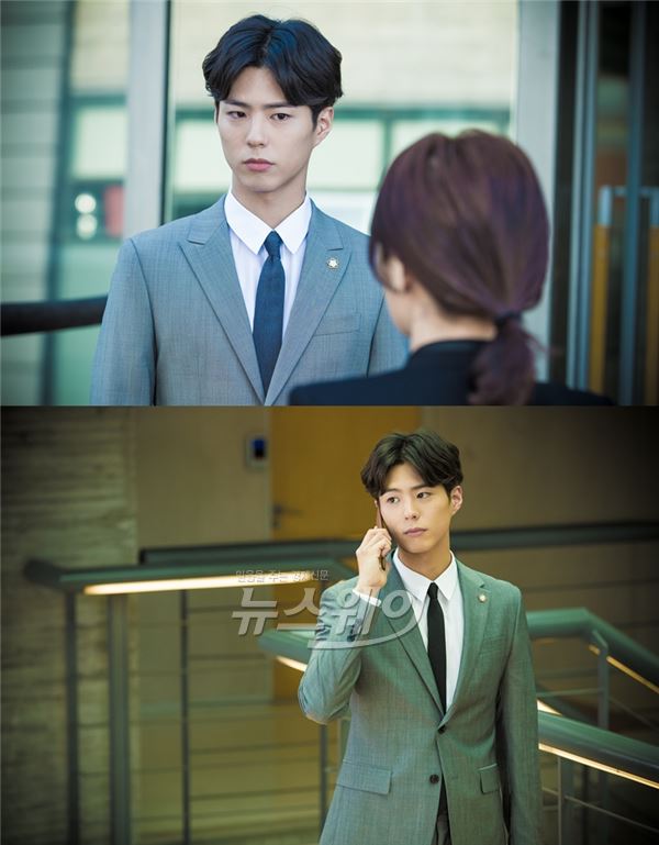 KBS2 새 월화드라마 ‘너를 기억해’에서 완벽 슈트핏에 옴므파탈의 매력을 덧입은 박보검의 사진을 공개했다 / 사진제공= CJ E&M