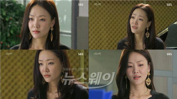 SBS '상류사회' 윤지혜가 이간질-분노-눈물 오가는 극과극의 반전연기로 안방극장 시청자들을 경악케 만들며 역대급 악녀 계보를 이었다 / 사진= '상류사회' 영상캡처