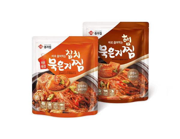 대상FNF 종가집, 퓨전 묵은지찜 2종 출시