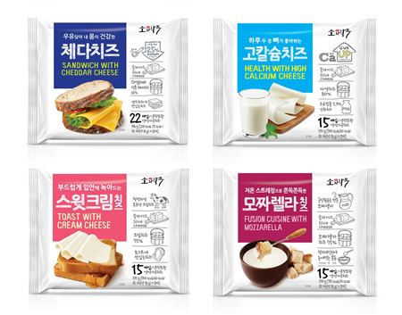동원F&B, ‘소와나무’ 슬라이스 치즈 4종 리뉴얼 출시
