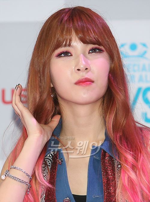 나인뮤지스-민하, 이유애린, 혜미, 현아, 경리, 손성아, 소진, 금조 사진=이수길 기자 leo2004@newsway.co.kr