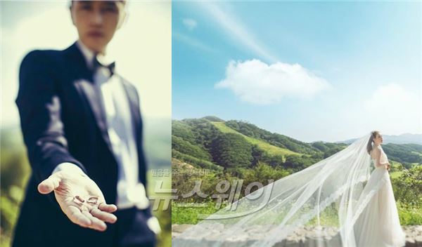 진태현과 박시은의 결혼을 알린 결혼반지에 대한 관심이 뜨겁다 / 사진= 진태현 인스타그램