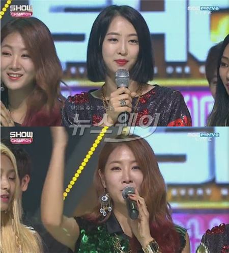 '쇼 챔피언' 씨스타, 1위 차지하며 4관왕