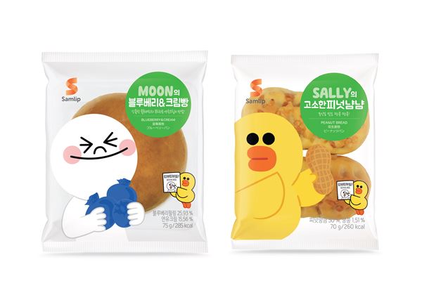 삼립식품, ‘라인프렌즈’ 캐릭터 빵 2종 추가 출시