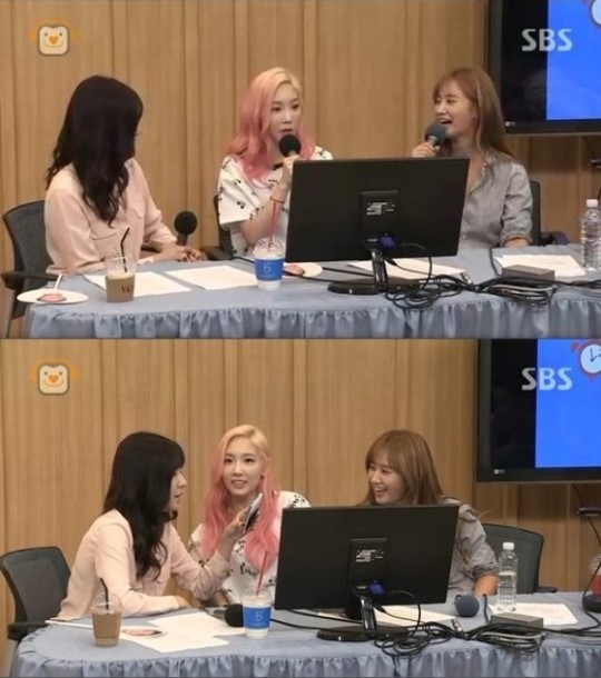 컬투쇼 소녀시대. 사진=SBS 파워FM ‘두시탈출 컬투쇼’ 캡처